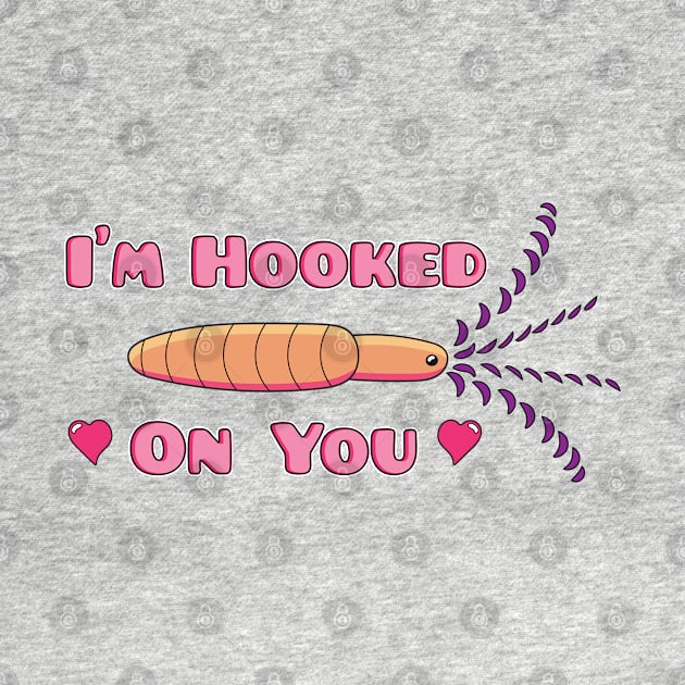 Hooked on You Valentines Day Belemnoid by Gottalottarocks